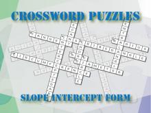 Interactive Crossword Puzzle--Slope Intercept Form