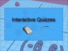 Interactive Quiz--Dividing Integers, Quiz 01, Level 1