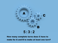 Math Clip Art--Applications of Gear Ratios 5