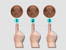 Math Clip Art--Counting Examples--Counting Coins, Image 4