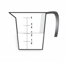 Math Clip Art--Measurement--Measuring Cups, Image 4