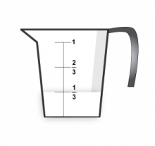Math Clip Art--Measurement--Measuring Cups, Image 20
