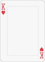 Math Clip Art--Playing Card: King of Hearts