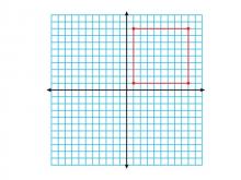 Math Clip Art--Geometry Concepts--Quadrilaterals--Square in Q1
