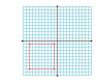 Math Clip Art--Geometry Concepts--Quadrilaterals--Square in Q3