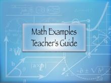 MATH EXAMPLES--Teacher's Guide: Conic Sections