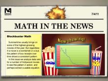 Math in the News: Issue 16--Blockbuster Math