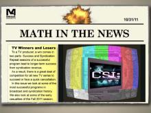 Math in the News: Issue 33--TV Winners and Losers