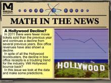 Math in the News: Issue 43--A Hollywood Decline?