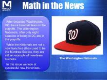 Math in the News: Issue 62--The Washington Nationals