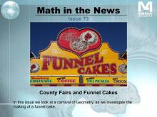 Math in the News: Issue 73--County Fairs and Funnel Cakes