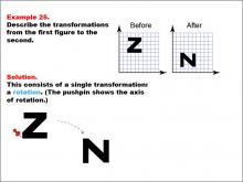 Math Example--Geometric Transformation--Transformations: Example 25